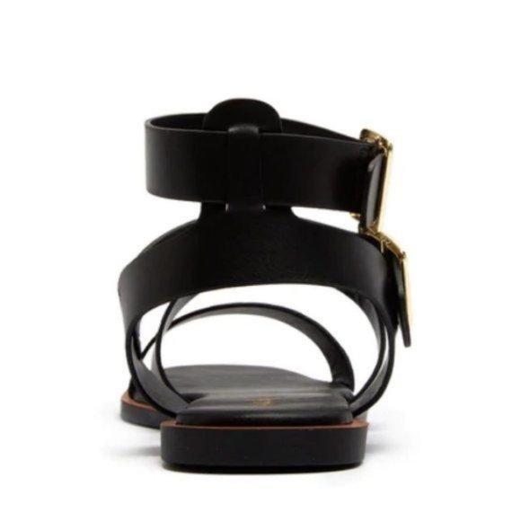 Strappy Gladiator Sandals in Black - Picture 8 of 9